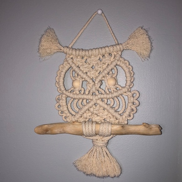 Macrame Owl - Picture 1 of 3